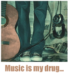 Музыка и танцы Гитара, ножки и наушники (music is my drug...) аватар
