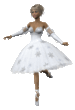 Музыка и танцы Балерина танцует красиво аватар