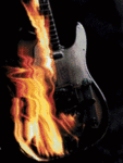 Музыка и танцы Гитара в огне аватар