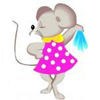 Мышки, хомяки Мышка танцует с платочком аватар