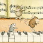 Мышки, хомяки Мышиный оркестр на рояле аватар