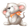 Мышки, хомяки Мышка с платочком на шее аватар