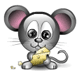 Мышки, хомяки Мышка с сыром аватар