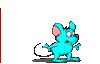 Мышки, хомяки Голубой мышонок аватар
