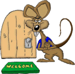 Мышки, хомяки Мышка приглашает в гости (welcome) аватар