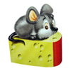 Мышки, хомяки Мышка на куске сыра аватар
