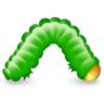 Насекомые, жучки, паучки Гусеница зеленая аватар