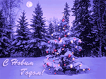 Новый год и Рождество С новым годом! Ёлочка осыпана снегом, горят огоньк аватар