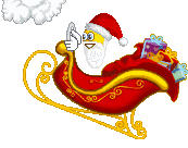 Новый год и Рождество Дед мороз в санях аватар