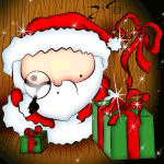 Новый год и Рождество Санта-клаус с подарками (ho ho ho) аватар