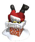 Новый год и Рождество Санта застрял в трубе аватар