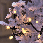Новый год и Рождество Гирлянды на ёлке аватар