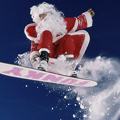 Новый год и Рождество Санта сноубордист аватар