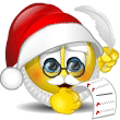 Новый год и Рождество Дед Мороз записывает аватар