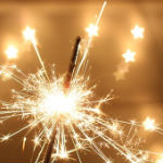 Новый год и Рождество Бенгальский огонь со звездами аватар