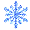 Новый год и Рождество Голубая снежинка краивая аватар