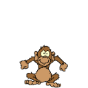 Обезьяны Пррыгающая обезьянка аватар