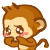Обезьяны Скромная обезьянка аватар