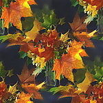 Осень Желто-зеленые листья клена аватар