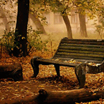 Осень Осенняя скамейка вспоминает о лете аватар