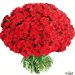 Букеты цветов Большой букет роз красных аватар