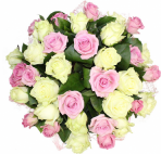 Букеты цветов Розы желтые и розовые аватар
