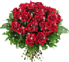 Букеты цветов Букет роз бардовых аватар