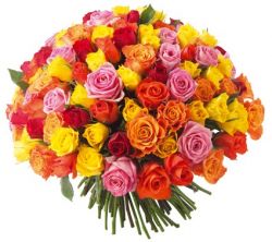 Букеты цветов Яркий букет роз аватар