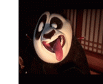 Панды Панда с высунутым языком аватар
