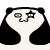 Панды Панда самодовольно указывает вниз аватар