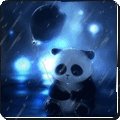 Панды Панда под дождем аватар