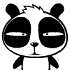 Панды Поцелуйчик панды-глазастика аватар