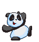 Панды Панда прыгает аватар