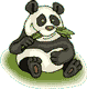 Панды Панда лакомится листвой аватар