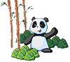 Панды Мишка панда на поляне аватар
