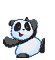 Панды Маленькая панда подпрыгивает аватар