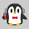 Пингвины Пингвин слушает музыку аватар