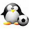 Пингвины Пингвин с футбольным мячиком аватар