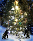 Пингвины Пингвины под елкой аватар