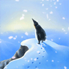 Пингвины Пингвин грустно смотрит в небо аватар