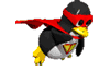 Пингвины Летящий  пингвин аватар