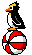 Пингвины Пингвин на шарике аватар
