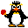 Пингвины Пингвин с сердечком аватар