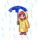Погода Девочка под зонтиком аватар
