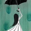 Погода Под дождем девушка аватар