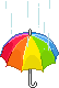Погода Радужный зонтик аватар