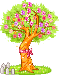 Погода Дерево с розовой ленточкой аватар