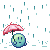 Погода Смайлик под дождем аватар