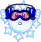 Погода Снежинка в очках аватар