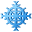 Погода Снежинка квадратная аватар